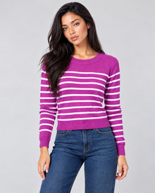 Suéter Rayas Marinero Magenta – frente