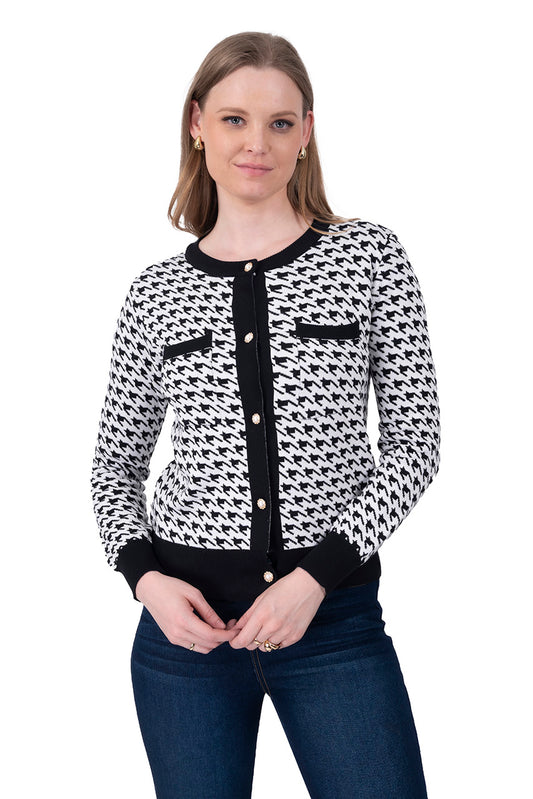 Cardigan Clásico Elegante Blanco