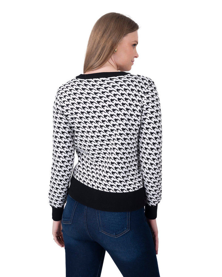 Cardigan Clásico Elegante Blanco