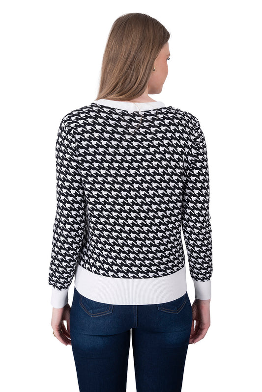 Cardigan Clásico Elegante Negro