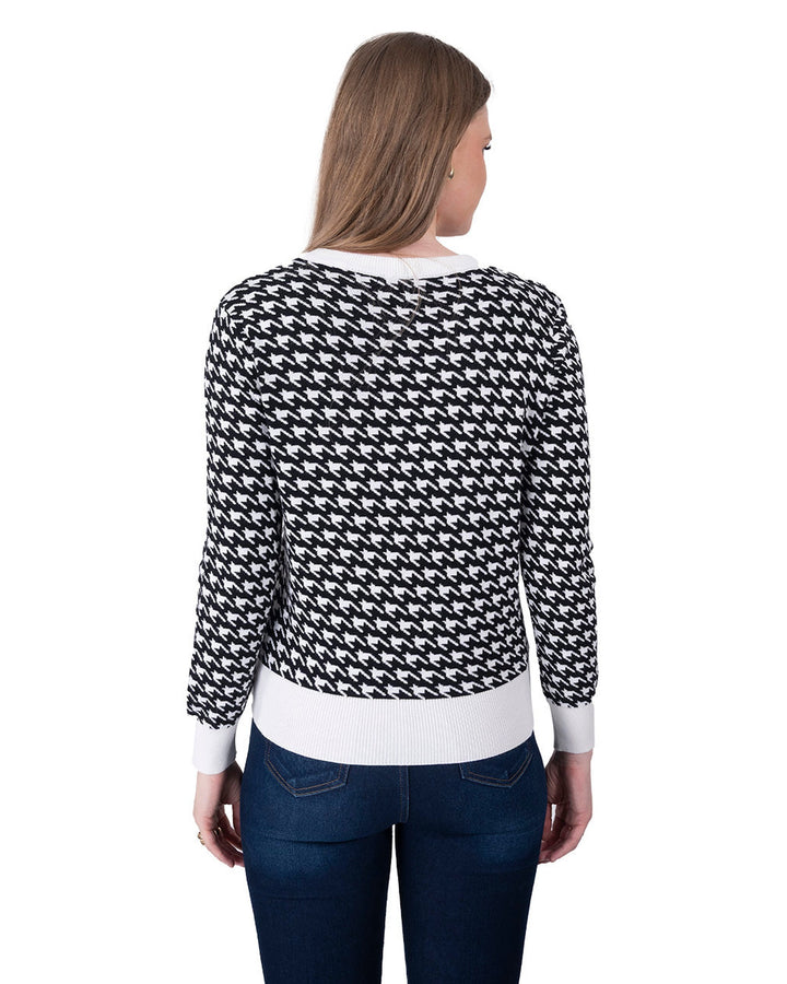 Cardigan Clásico Elegante Negro