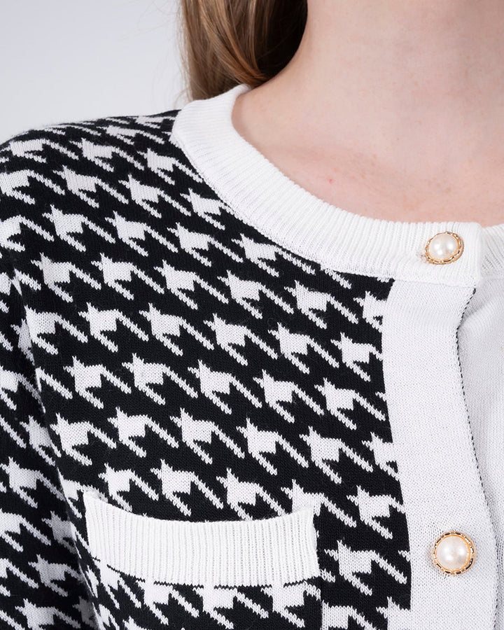 Cardigan Clásico Elegante Negro
