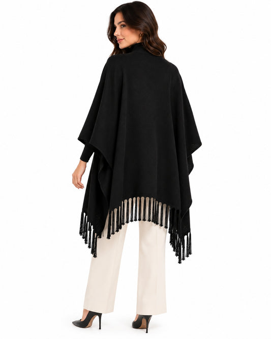 Capa Greca Pedrería Negro – espalda