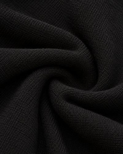 Capa Greca Pedrería Negro – detalle de tela