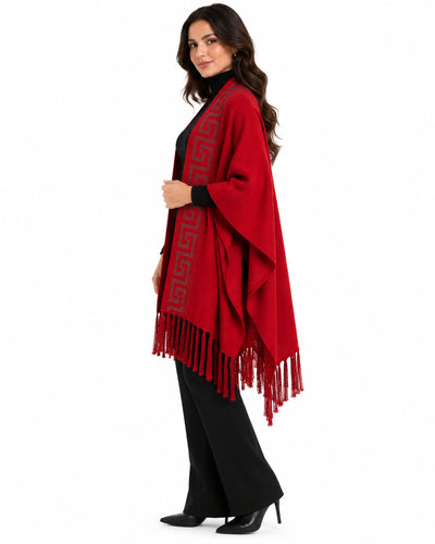 Capa Greca Pedrería Rojo – lateral