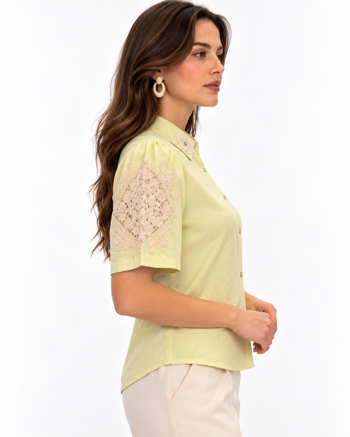 Blusa Encaje Guipur