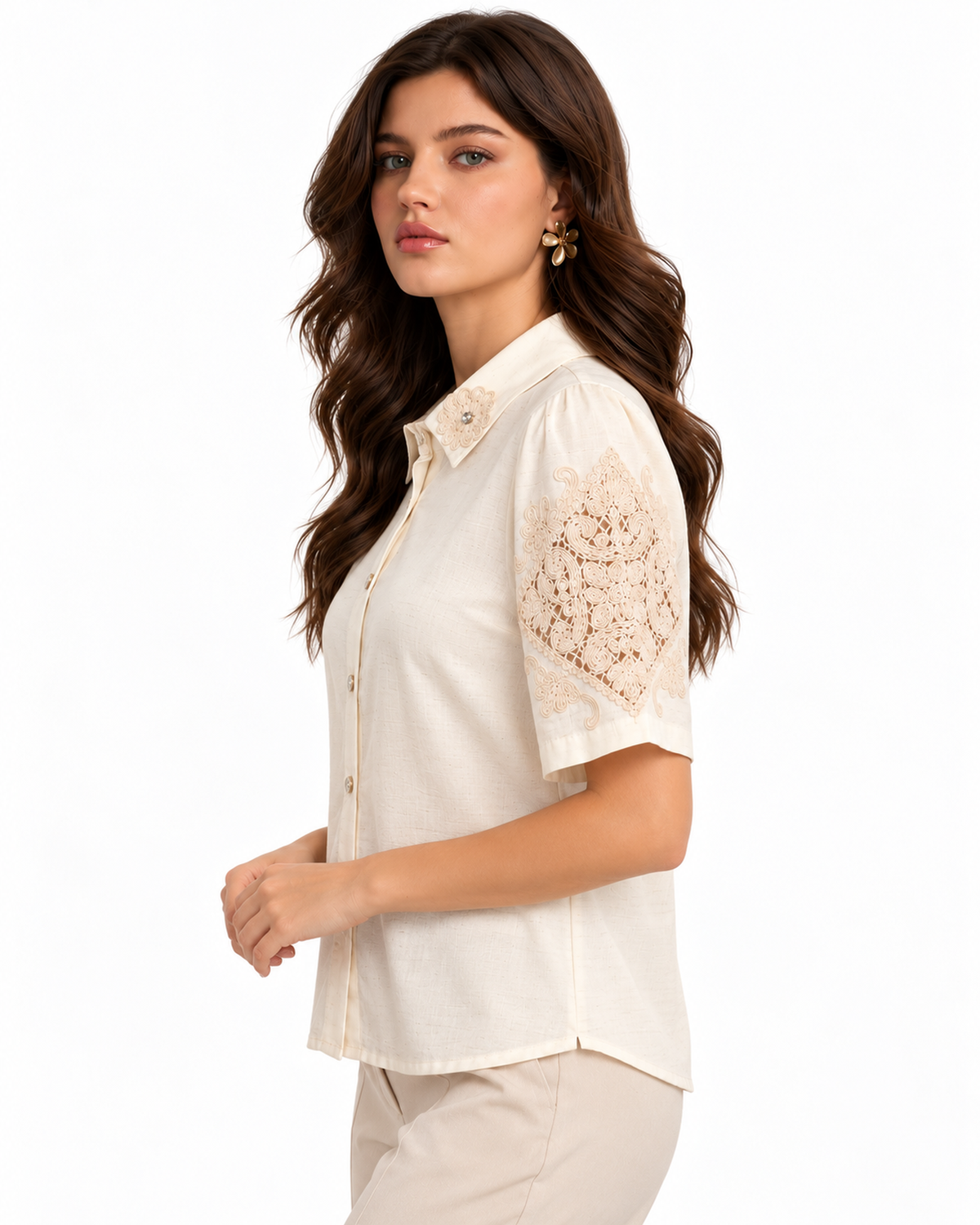 Blusa Encaje Guipur