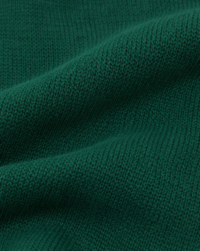 Cárdigan Bomber Ribete Contraste Verde – detalle de tela