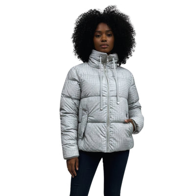 Chamarra Urbana Acolchada Gris – de frente