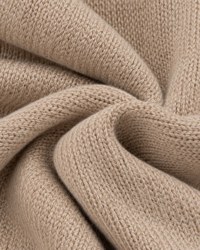 Suéter Ilustración Londres Beige – detalle de tela