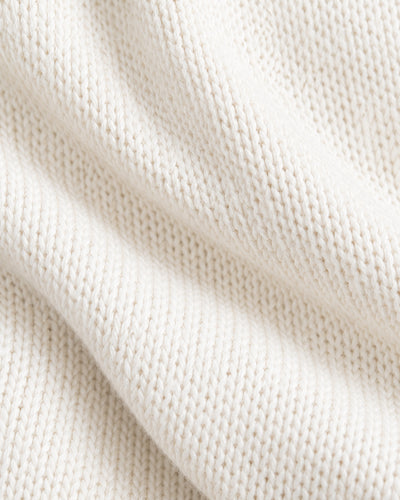Suéter Estampado Ilustración Blanco – detalle de tela