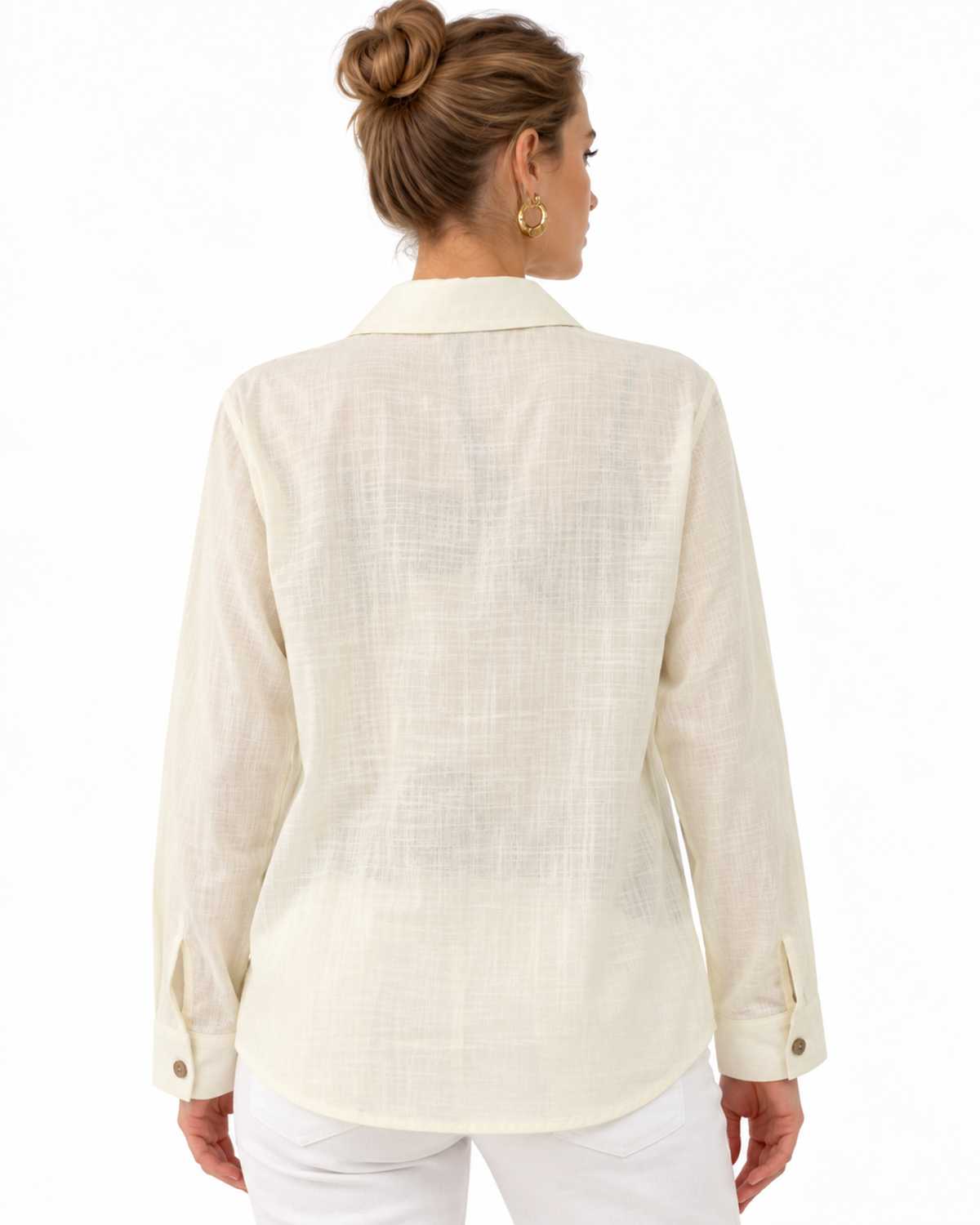 Camisa Bordada Flores