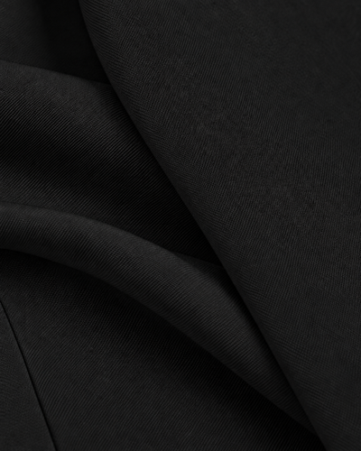 Saco Corto Abierto Entallado Negro – detalle de tela