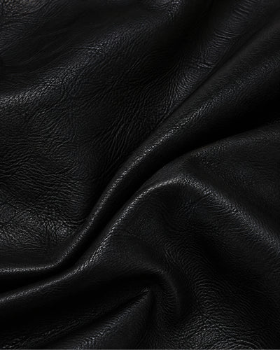 Short Falda Cruzado Negro – detalle de tela