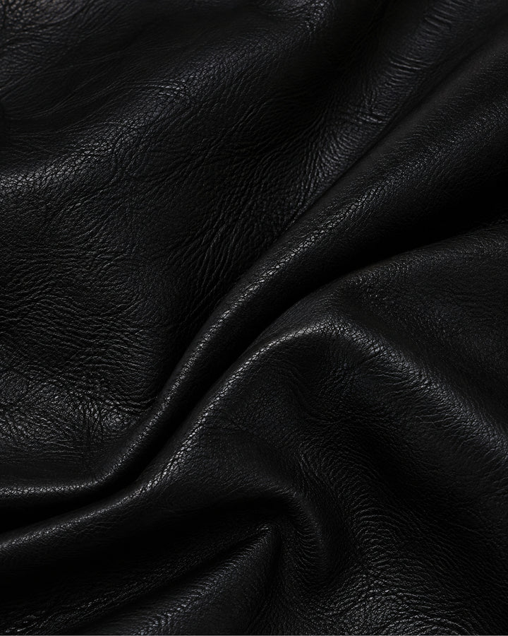 Short Falda Cruzado Negro – detalle de tela