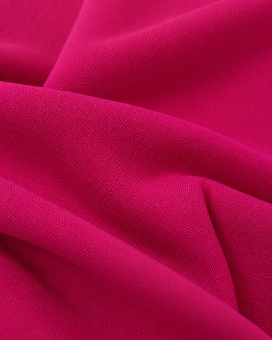 Pantalón Pierna Ancha Tiro Alto Magenta – detalle de tela