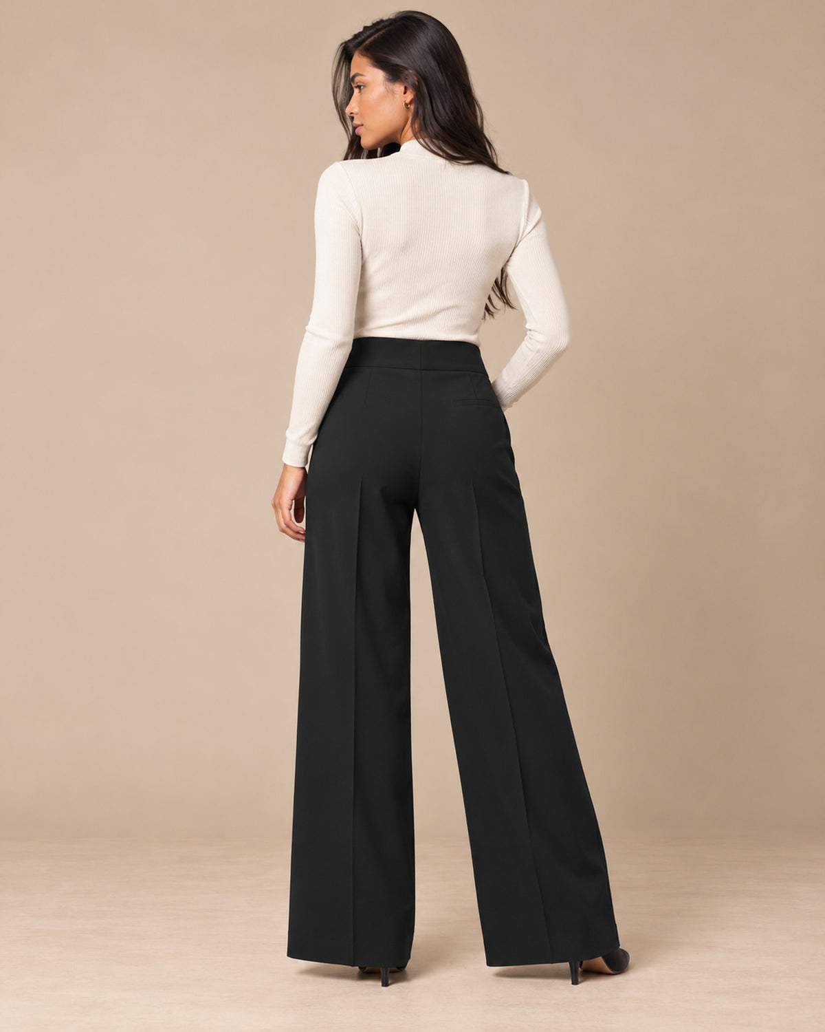 Pantalón Pinzas Tiro Alto