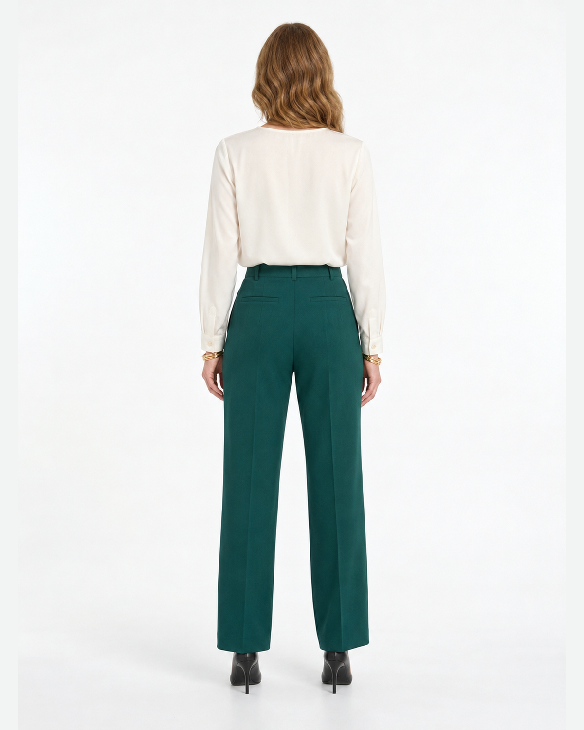 Pantalón Recto Botón Joya