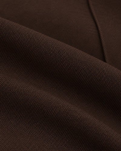 Pantalón Palazzo Botón Joya Café – detalle de tela