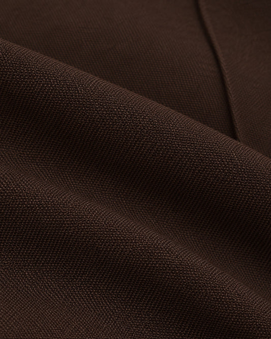 Pantalón Palazzo Botón Joya Café – detalle de tela
