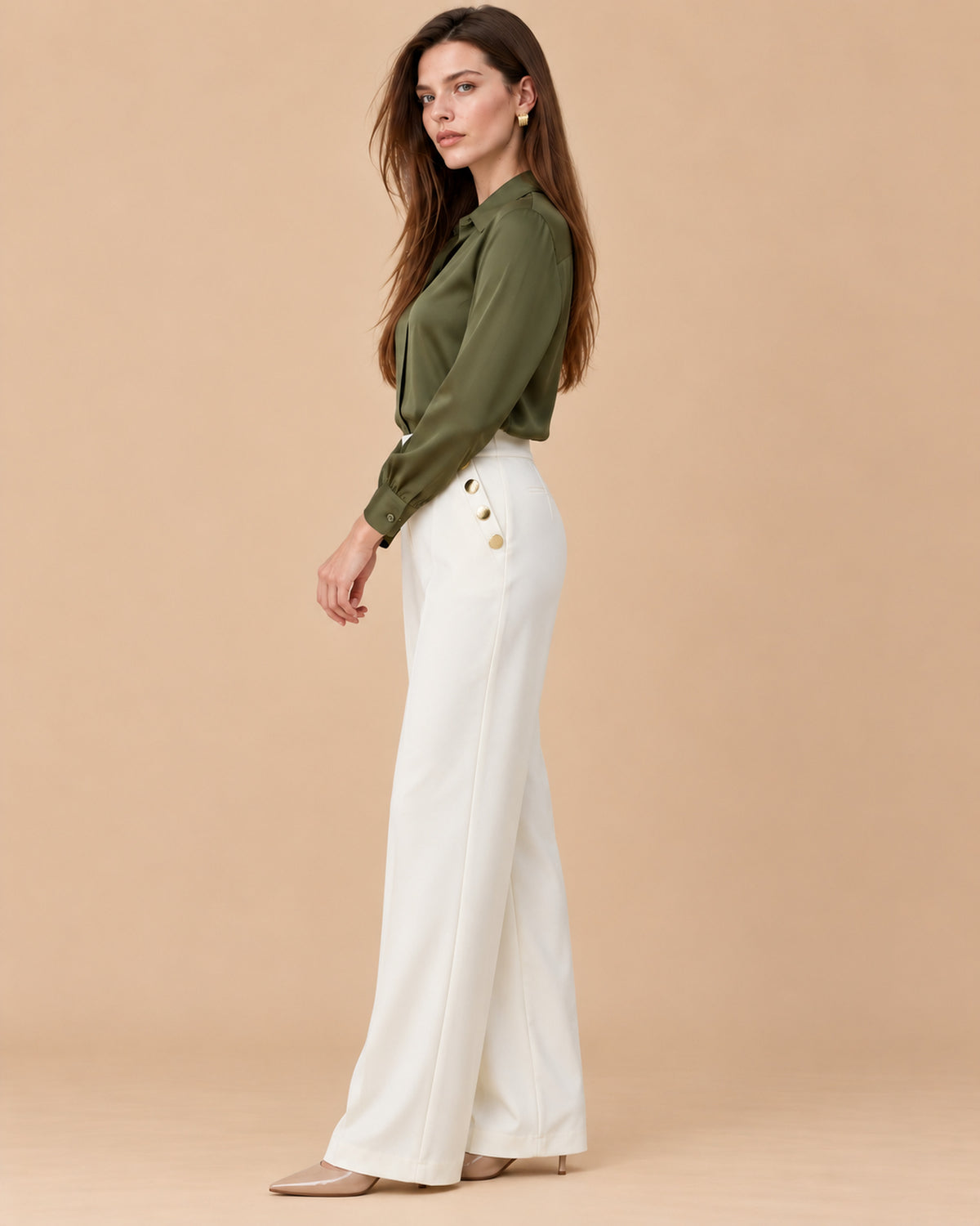 Pantalón Marinero Botón Dorado