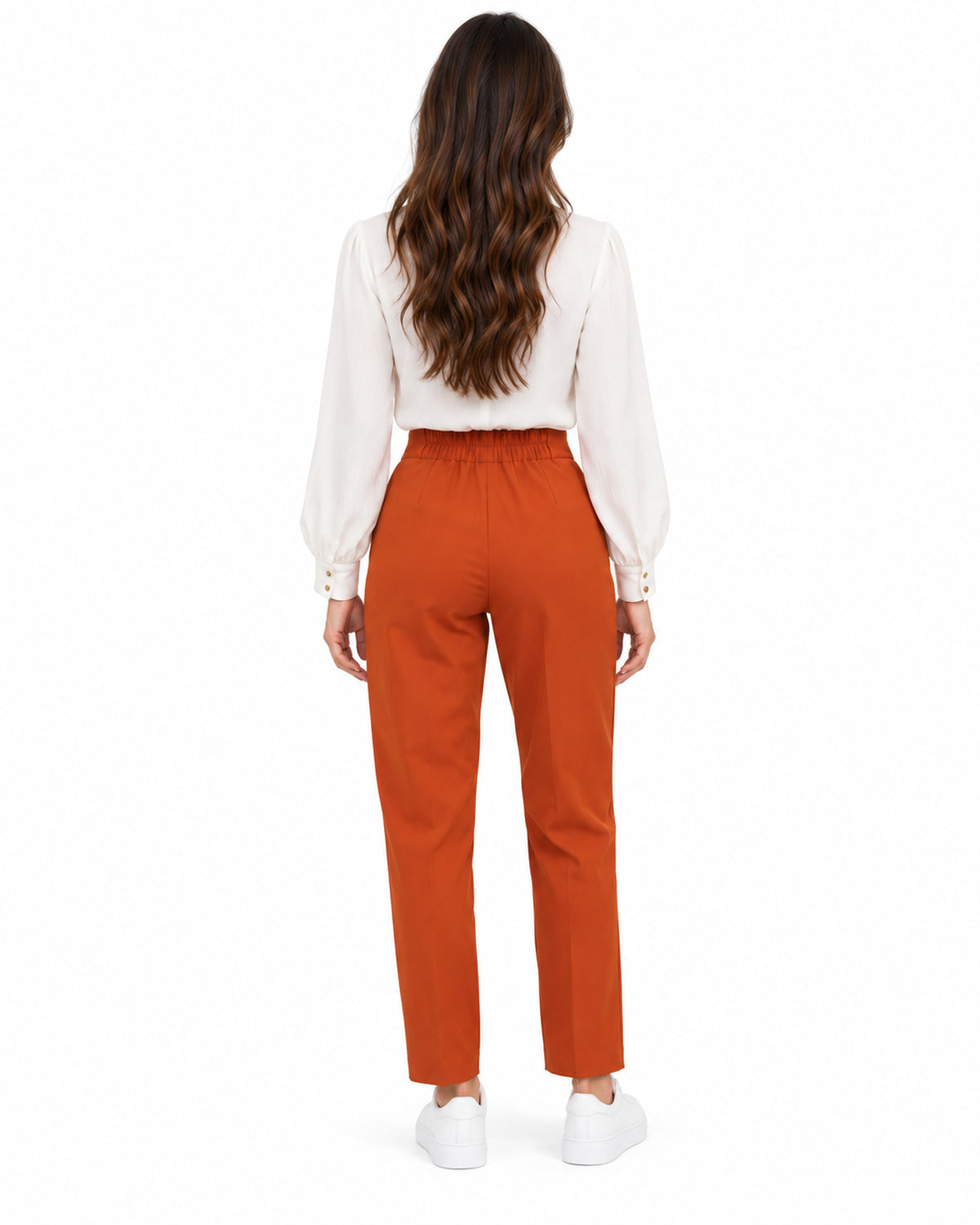 Pantalón Recto Tiro Alto