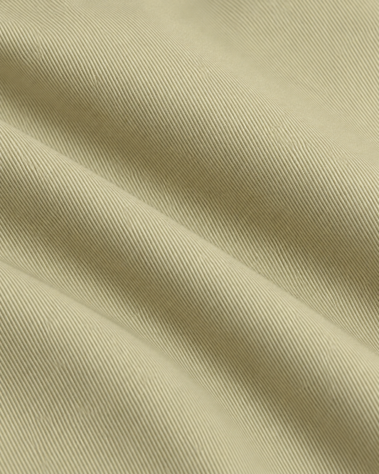 Chaleco Sastre Botón Dorado Beige – detalle de tela