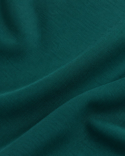 Blusa Hombro Argolla Verde – detalle de tela