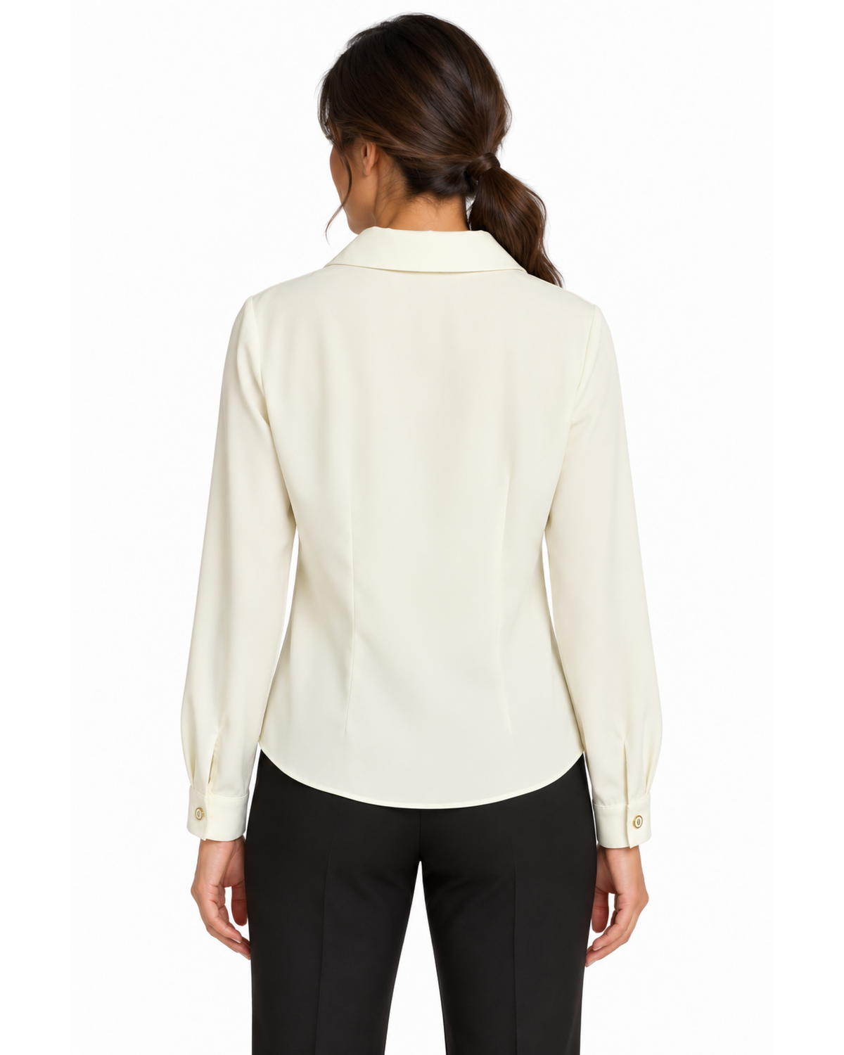 Blusa Cuello Drapeado Cadena