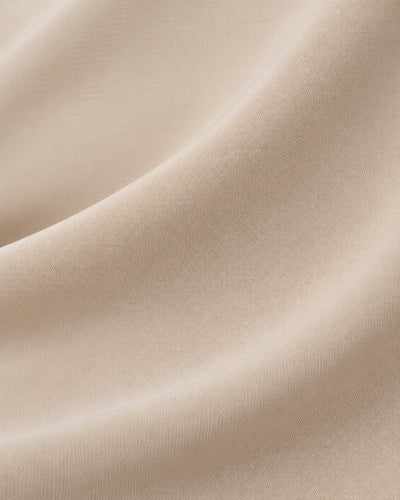 Blusa Satén Herraje Dorado Beige – detalle de tela