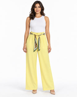 Pantalón Mascada Dorada Amarillo – frente