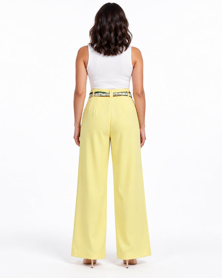 Pantalón Mascada Dorada Amarillo – espalda