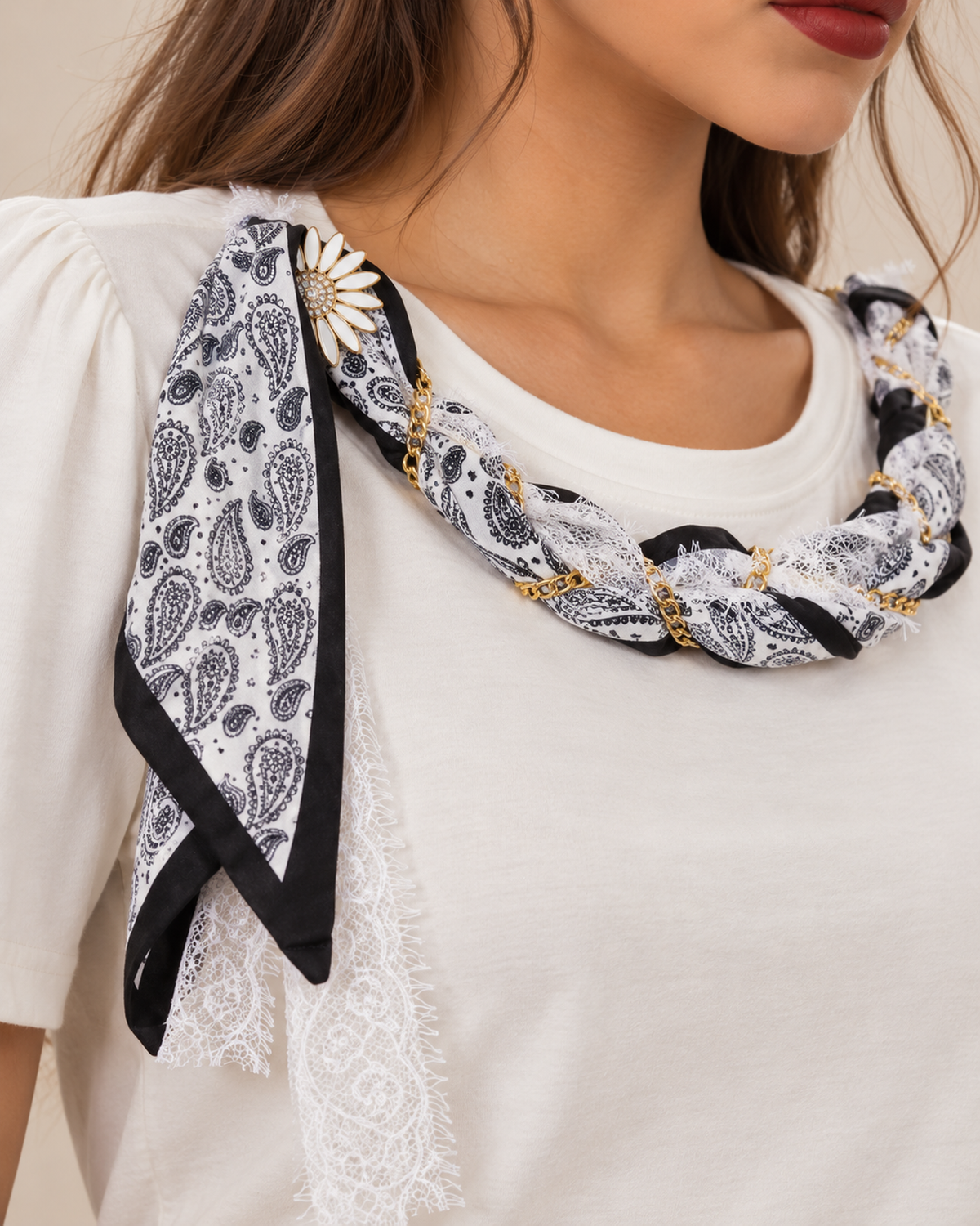 Blusa Mascada Paisley