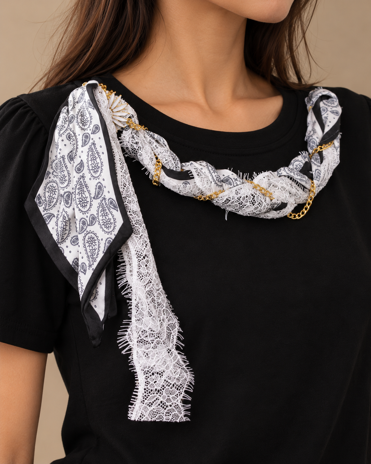 Blusa Mascada Paisley