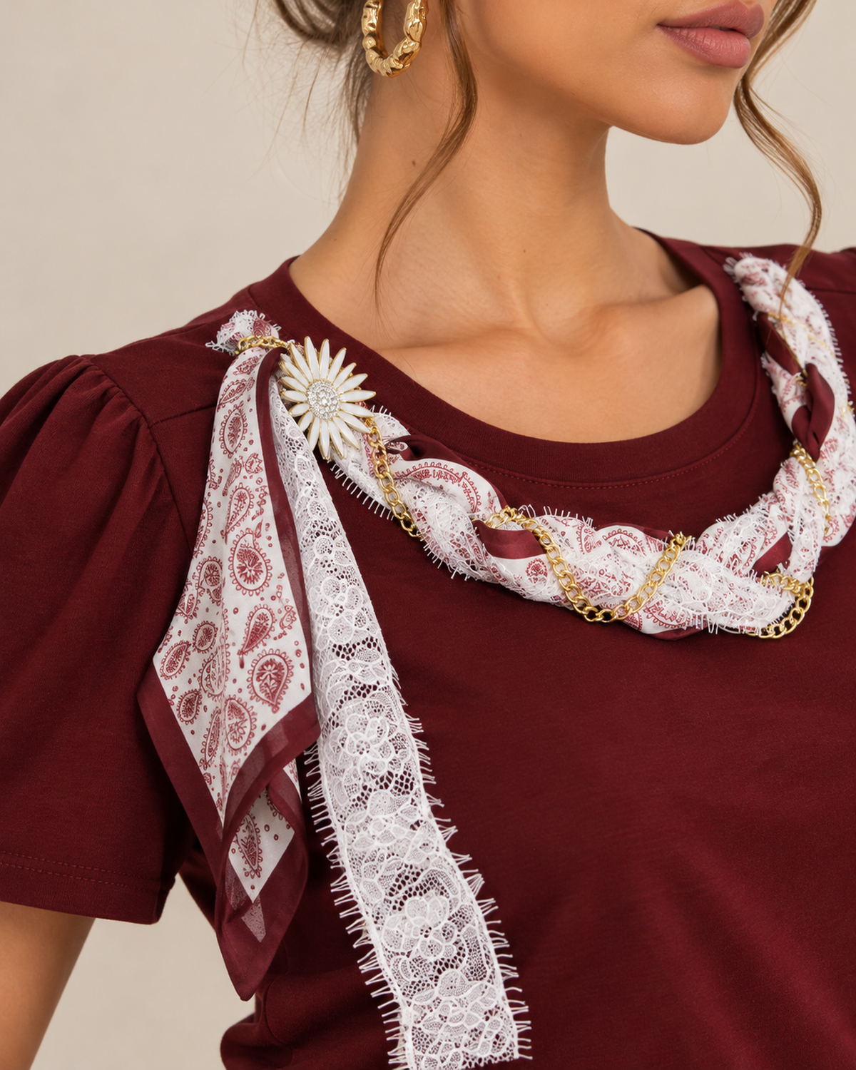 Blusa Mascada Paisley