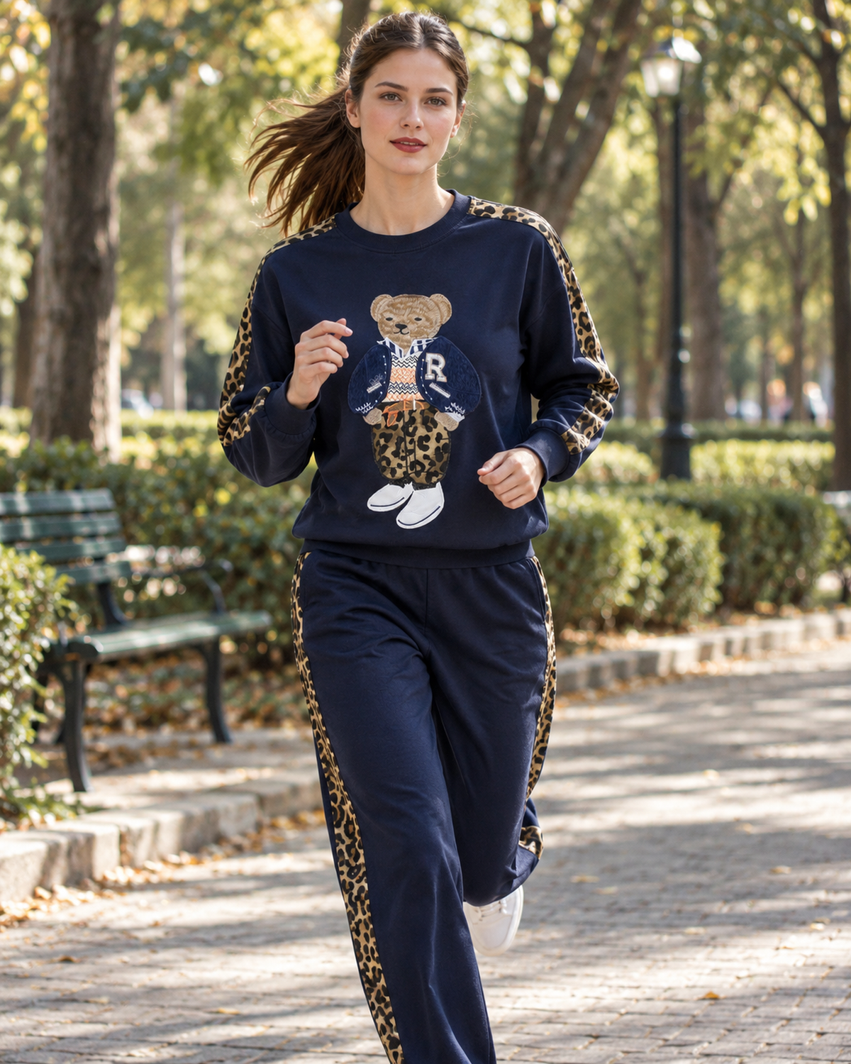 Conjunto Oso Animal Print