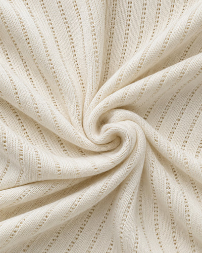 Vestido Midi Botones Joya Beige – detalle de tela