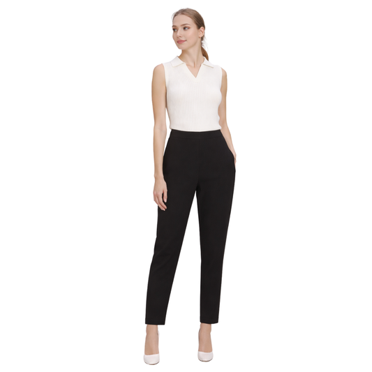 Pantalón Sastre Recto Clásico Negro