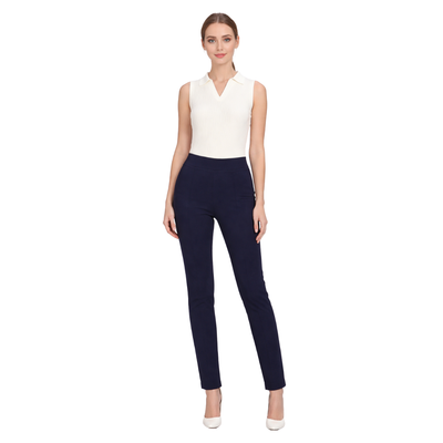 Pantalón Sastre Recto Clásico Marino – de frente