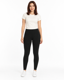 Leggins Cintura Alta Negro – de frente