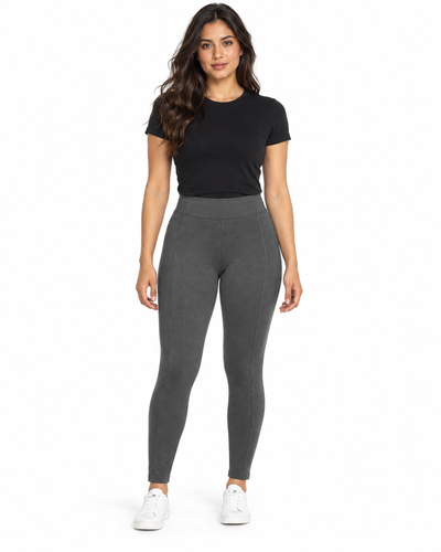 Leggins Cintura Alta Gris – de frente