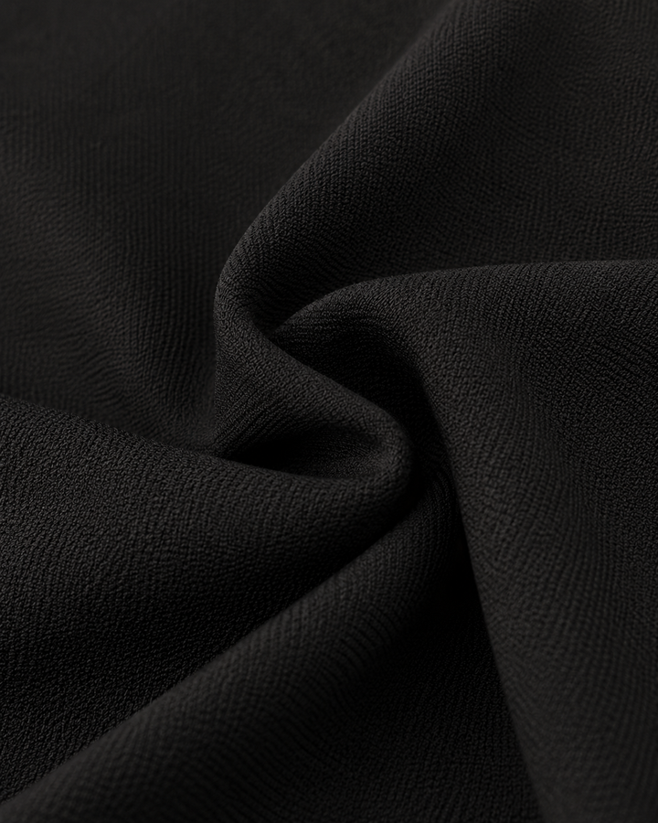 Conjunto Saco Botón Joya Negro – detalle de tela