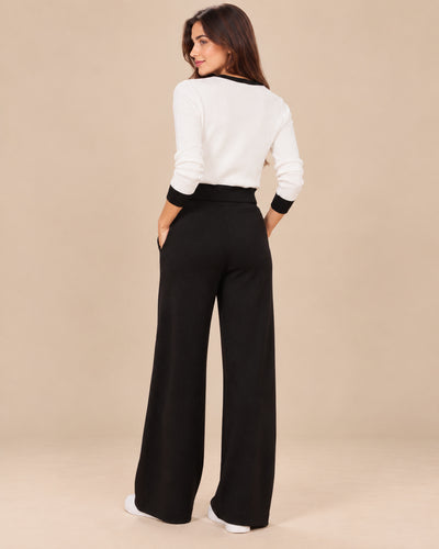Conjunto Punto Botón Joya Negro – espalda