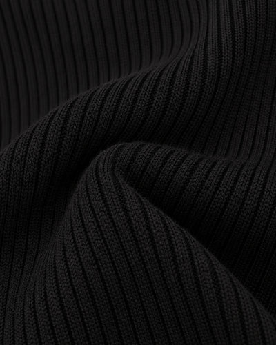 Conjunto Canalé Botones Joya Negro – detalle de tela