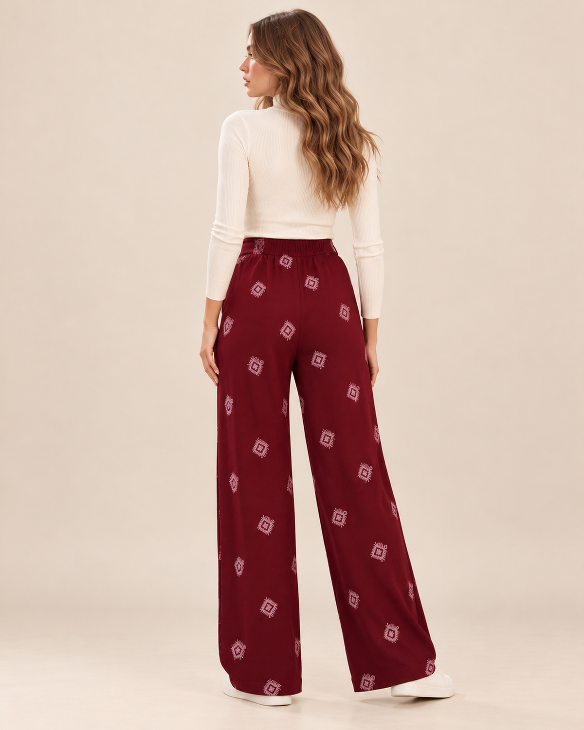 Pantalón Palazzo Estampado
