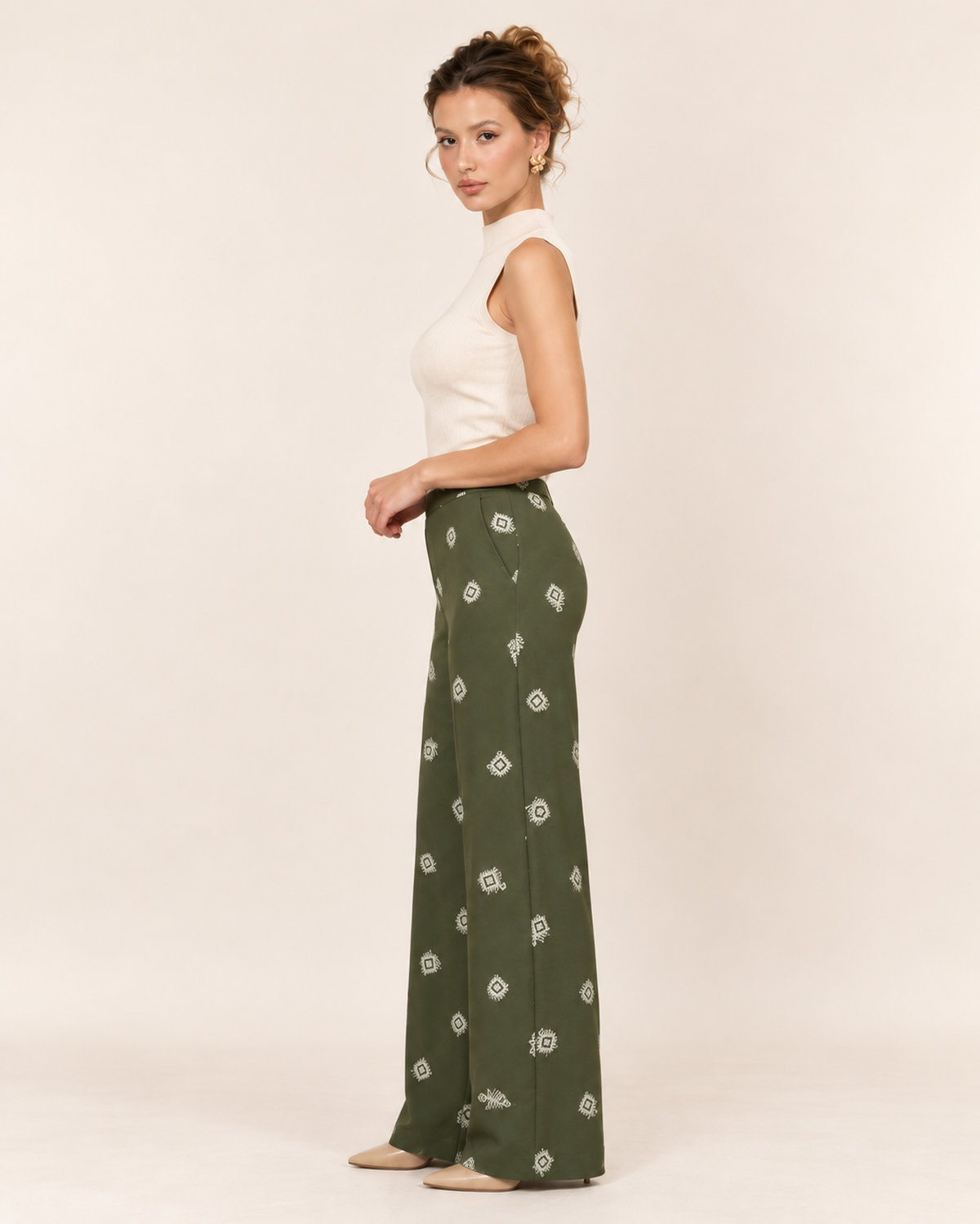 Pantalón Palazzo Estampado
