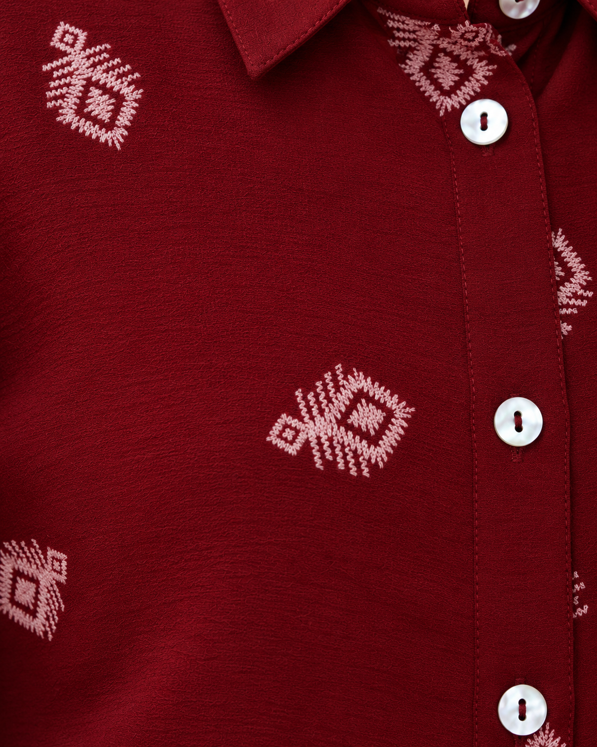 Camisa Estampado Bordado