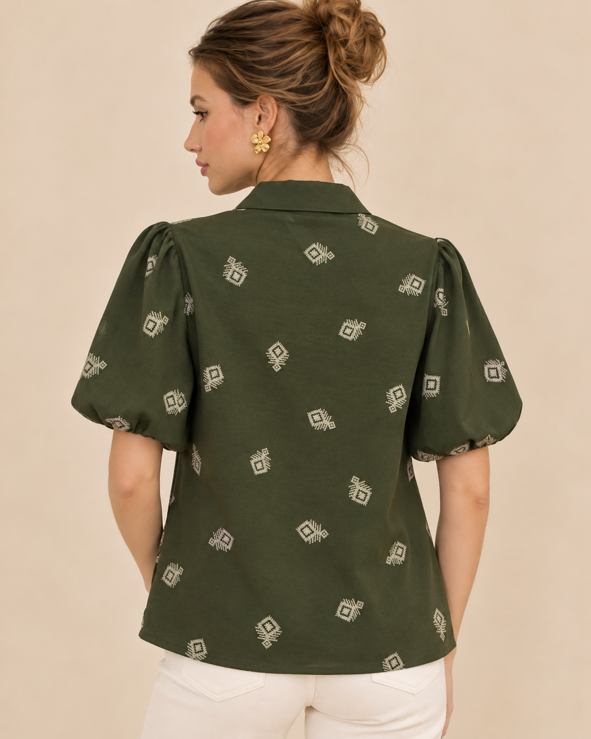 Camisa Estampado Bordado