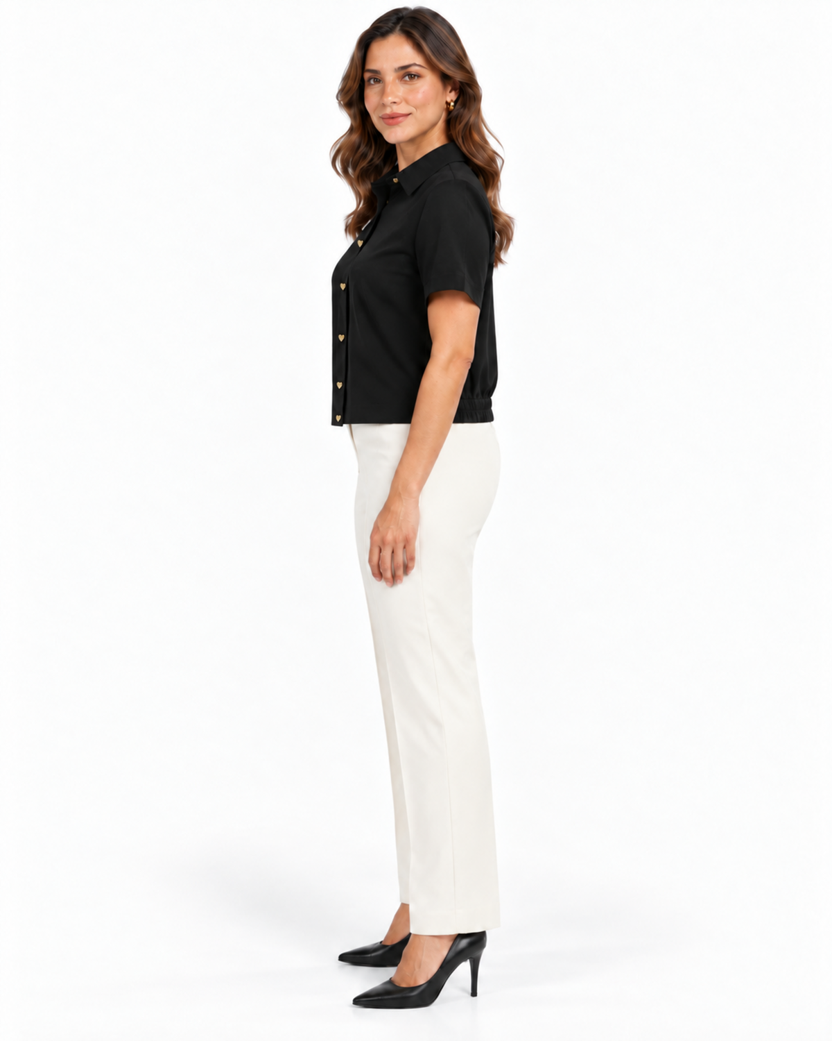 Blusa Botones Corazón