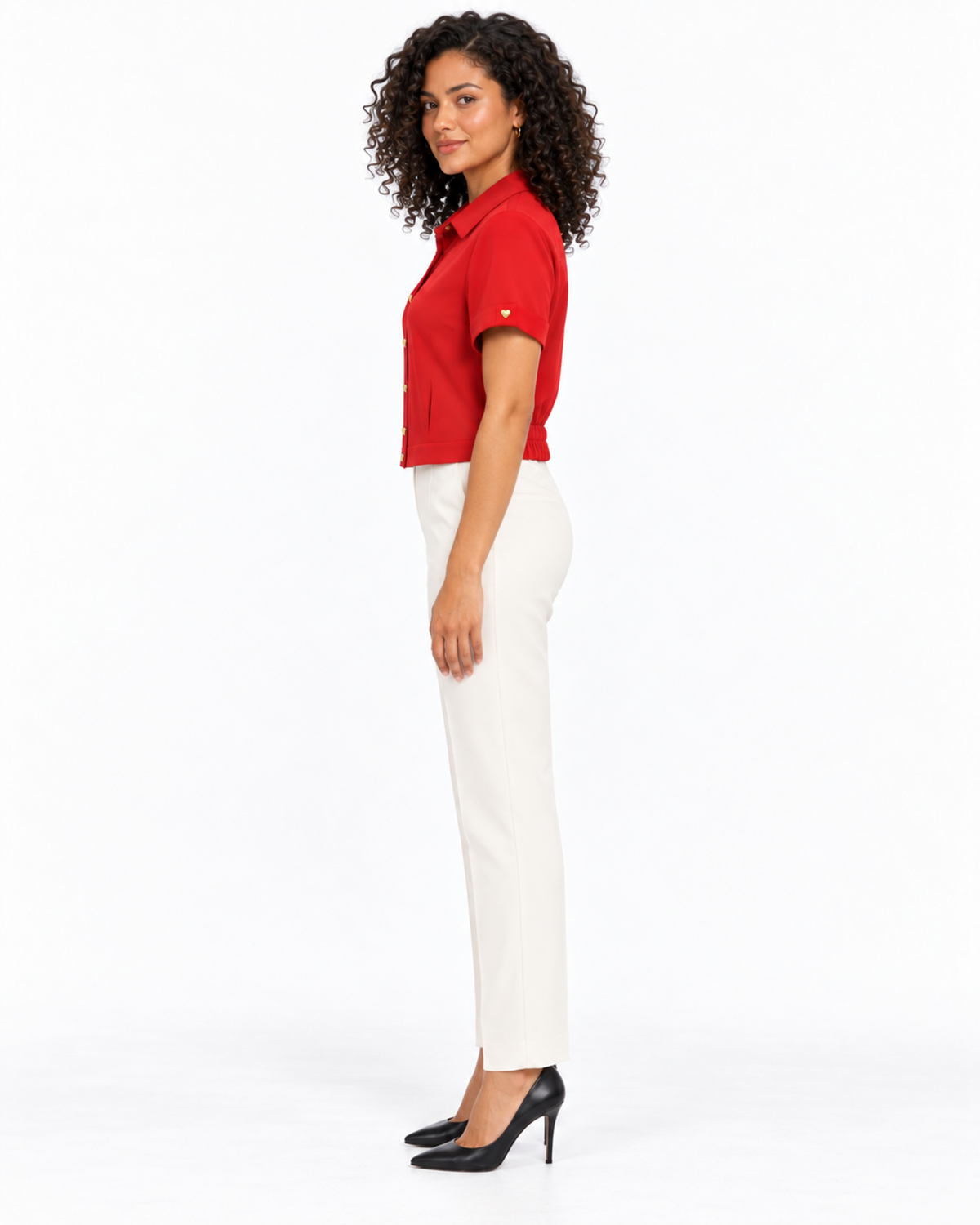 Blusa Botones Corazón